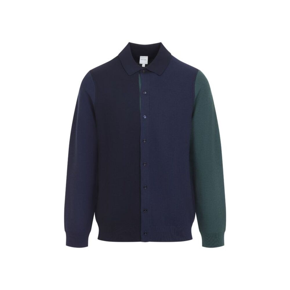 Paul Smith Wool Knit Cardigan Shirt Men